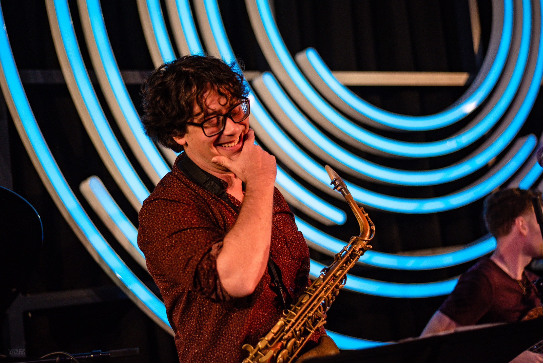 Chick Magnet trio on stage at Dazzle Denver, October 2025