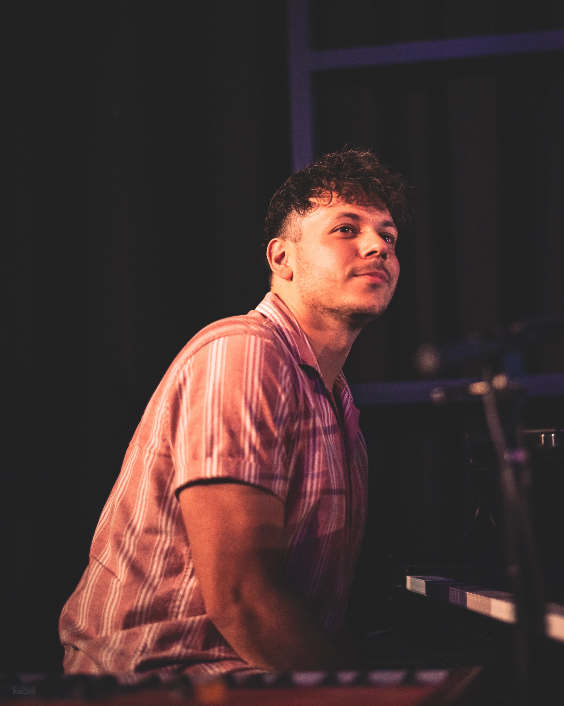 Pianist performing an elegant set with Chick Magnet